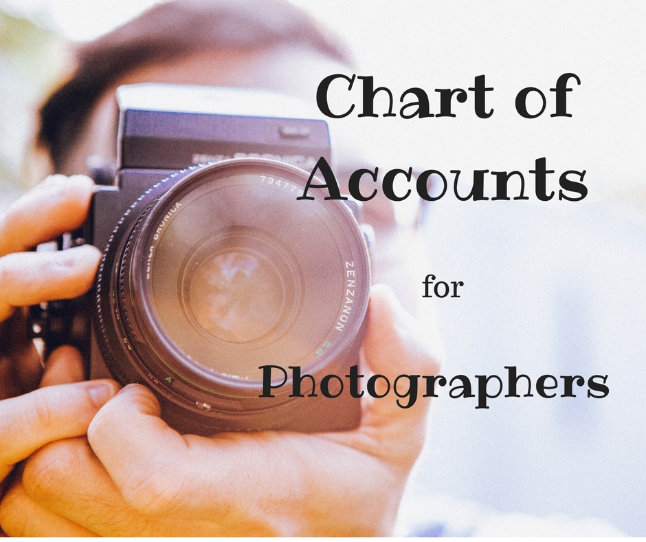 Chart Of Accounts For Photographers